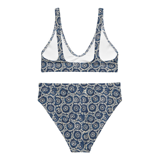 Deep Blue Mirage Bikini Set