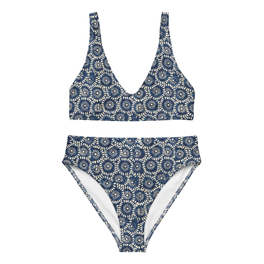 Deep Blue Mirage Bikini Set