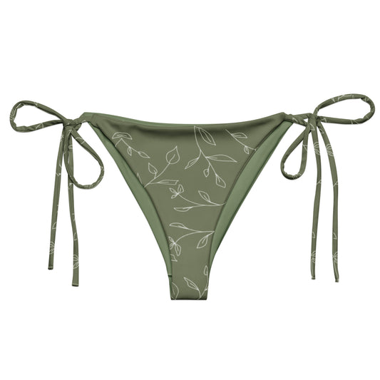 An eco-friendly bikini set crafted from high-quality, recycled materials. The Olive Ivory Bikini Set offers a flattering silhouette in a stylish olive and ivory color combination. With UPF 50+ sun protection, this bikini set is perfect for enjoying the ou