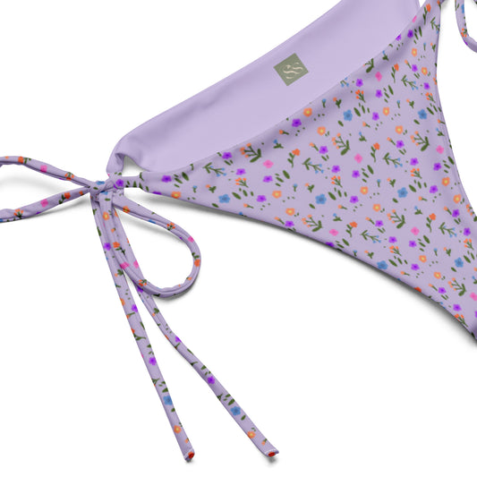 A luxurious lavender coloured bikini set bottoms with a flattering and comfortable fit. Perfect for swimming, sunbathing, or poolside lounging