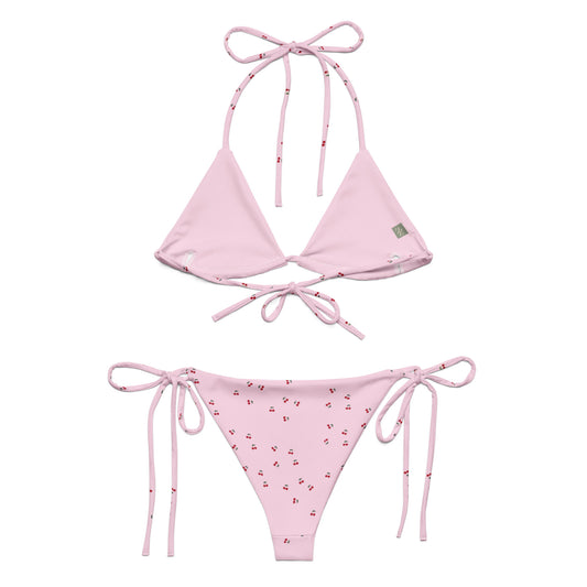 Cherry Orchard Bikini Set in Pink